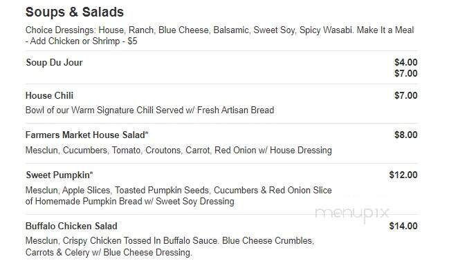 Lulu's Bar & Bistro - Northville, NY menu_pic