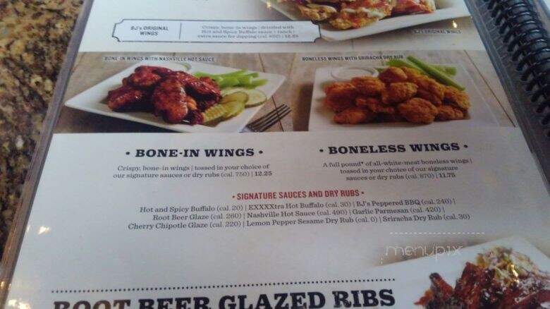 BJ's Restaurant & Brewhouse - Florence, KY menu_pic