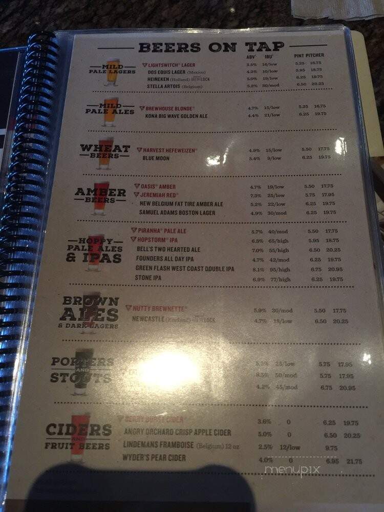 BJ's Restaurant & Brewhouse - Florence, KY menu_pic