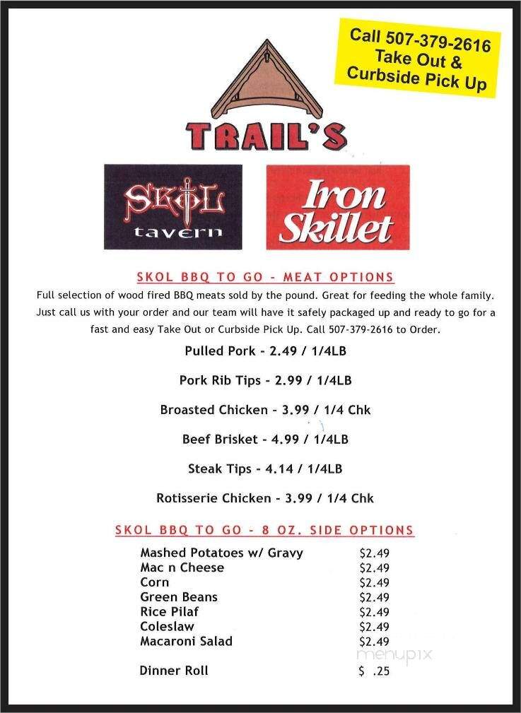 Skol Tavern - Albert Lea, MN menu_pic