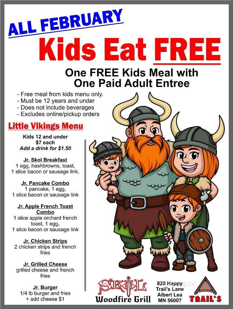 Skol Tavern - Albert Lea, MN menu_pic