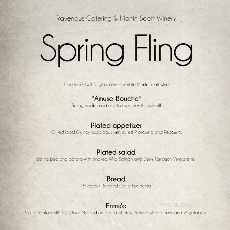Martin-Scott Winery - East Wenatchee, WA menu_pic