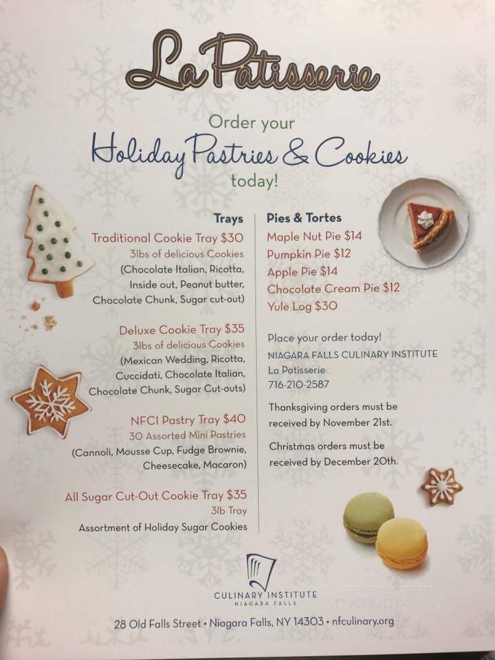 La Patisserie Cafe - Niagara Falls, NY menu_pic
