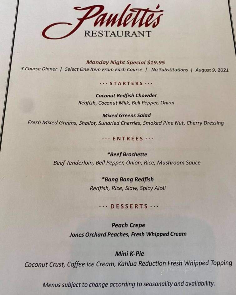 Jones Orchard - Millington, TN menu_pic