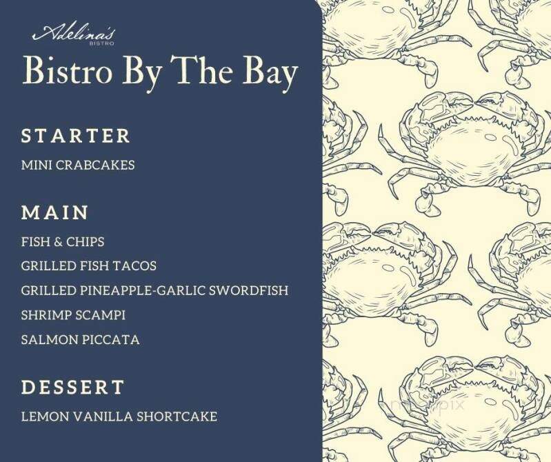 Adelina's Bistro - Nipomo, CA menu_pic