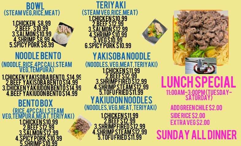 Blue Ocean Sushi - Pueblo, CO menu_pic