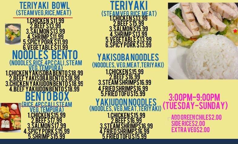 Blue Ocean Sushi - Pueblo, CO menu_pic