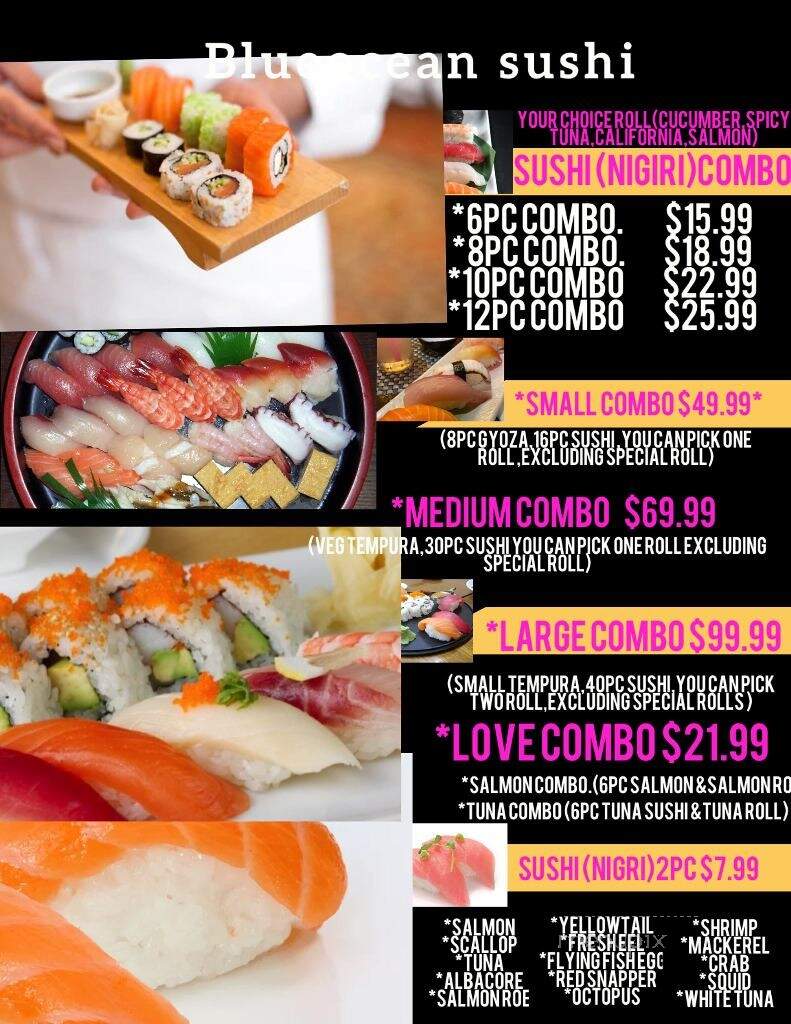 Blue Ocean Sushi - Pueblo, CO menu_pic