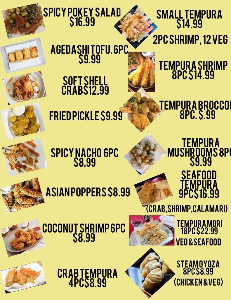 Blue Ocean Sushi - Pueblo, CO menu_pic