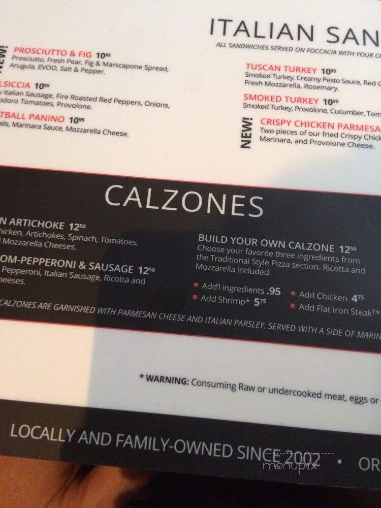 Babbo Italian Eatery - Mesa, AZ menu_pic