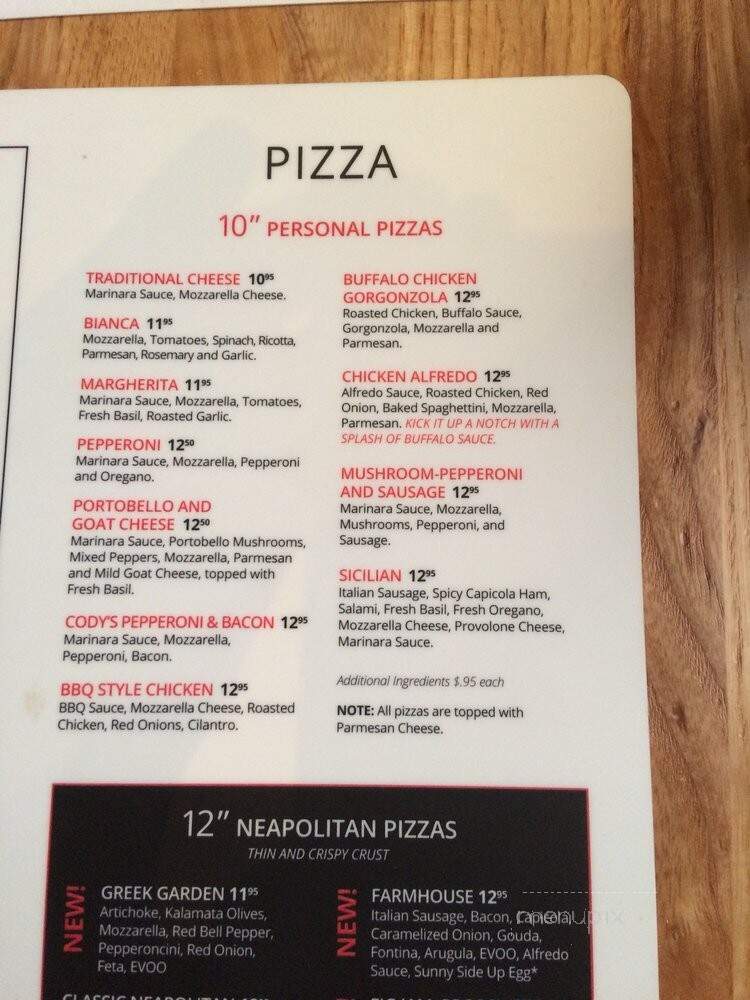 Babbo Italian Eatery - Mesa, AZ menu_pic