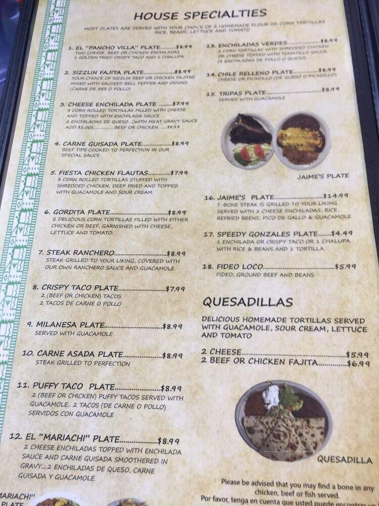 Jaime's Mexican Restaurant - San Antonio, TX