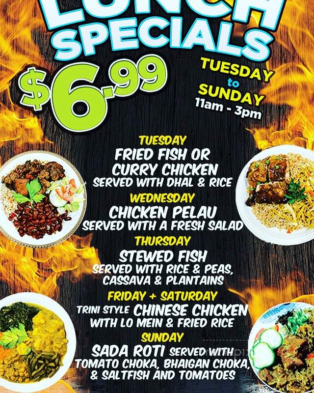 Singh's Roti Delight - Lauderdale Lakes, FL menu_pic