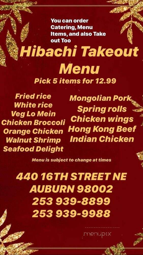 Buffet Hibachi - Auburn, WA