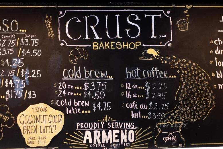 Crust Artisan Bakeshop - Worcester, MA menu_pic