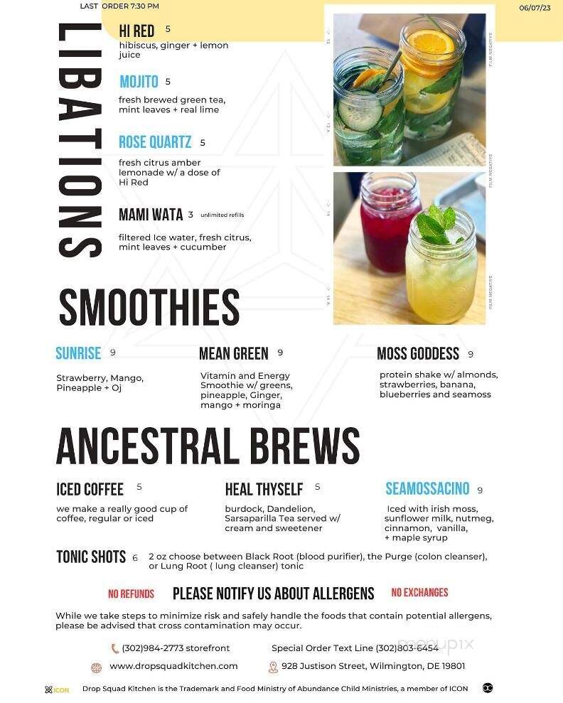 Drop Squad Kitchen - Wilmington, DE menu_pic