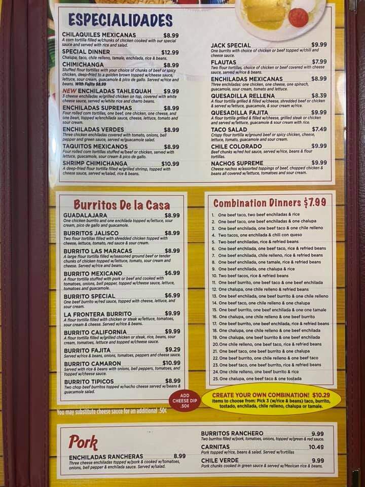 Las Maracas Mexican Restaurant Bar and Grill - Tahlequah, OK