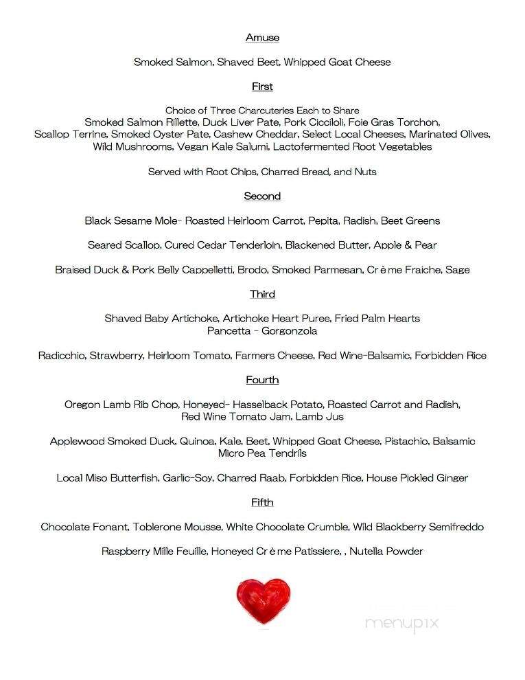 Rediviva - Aberdeen, WA menu_pic