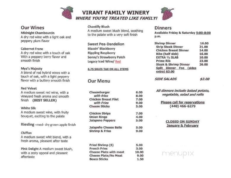 Virant Family Winery - Geneva, OH