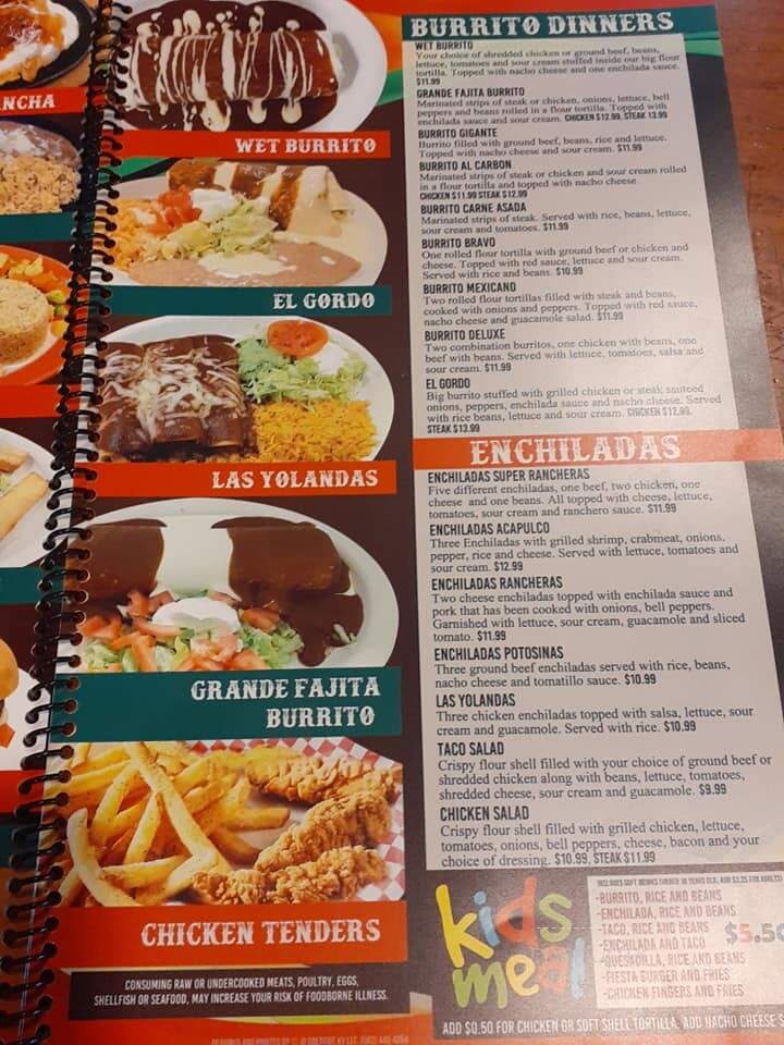 Fiesta Mexicana - Louisville, KY menu_pic
