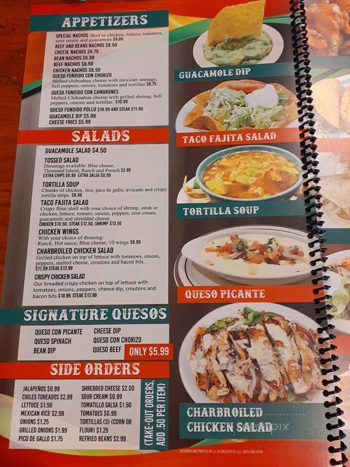 Fiesta Mexicana - Louisville, KY menu_pic