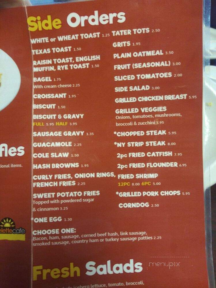 Omelette House - Pooler, GA menu_pic