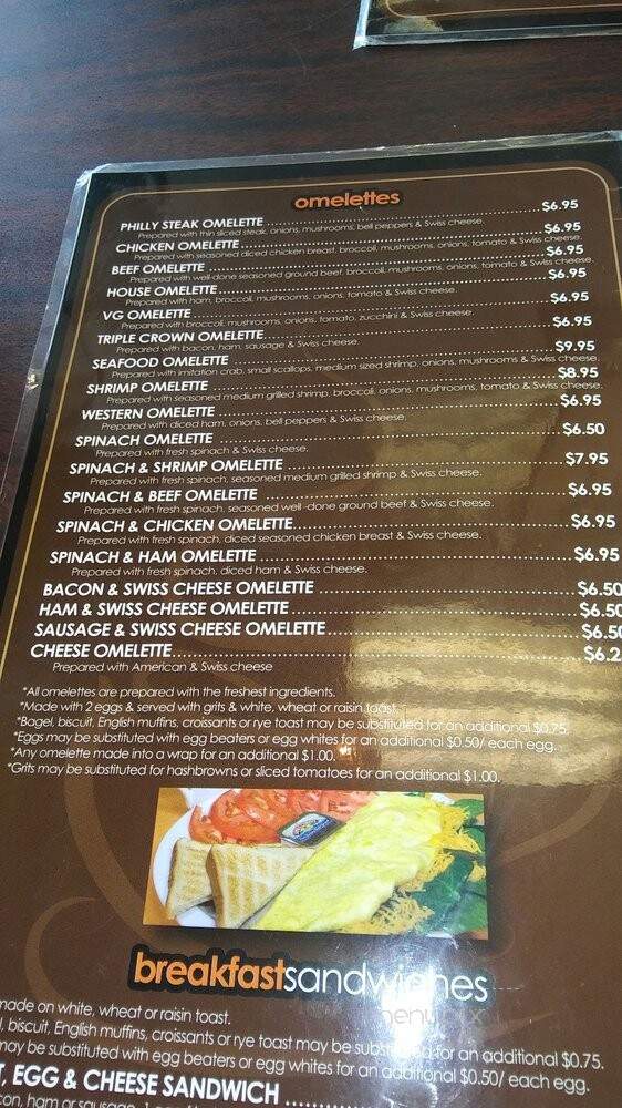 Omelette House - Pooler, GA menu_pic