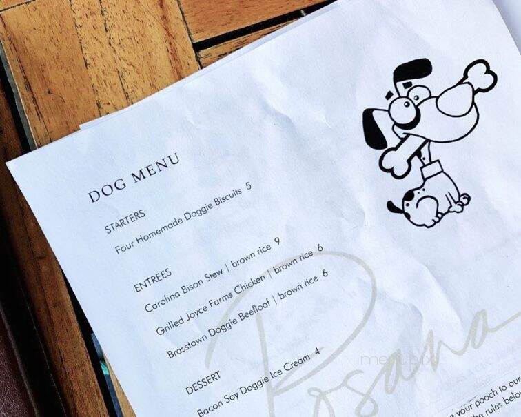 Renaissance Asheville Hotel - Asheville, NC menu_pic