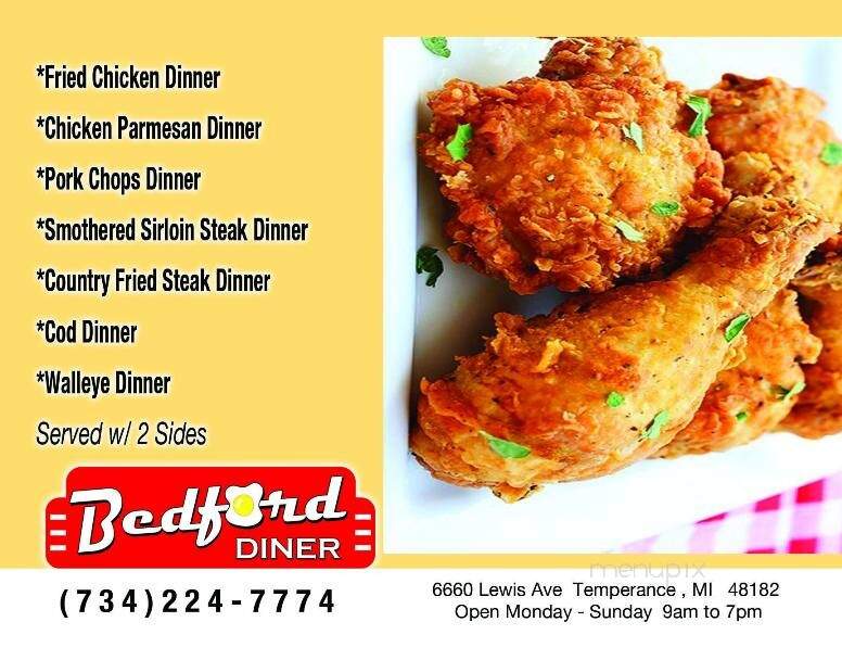 Bedford Diner - Temperance, MI menu_pic