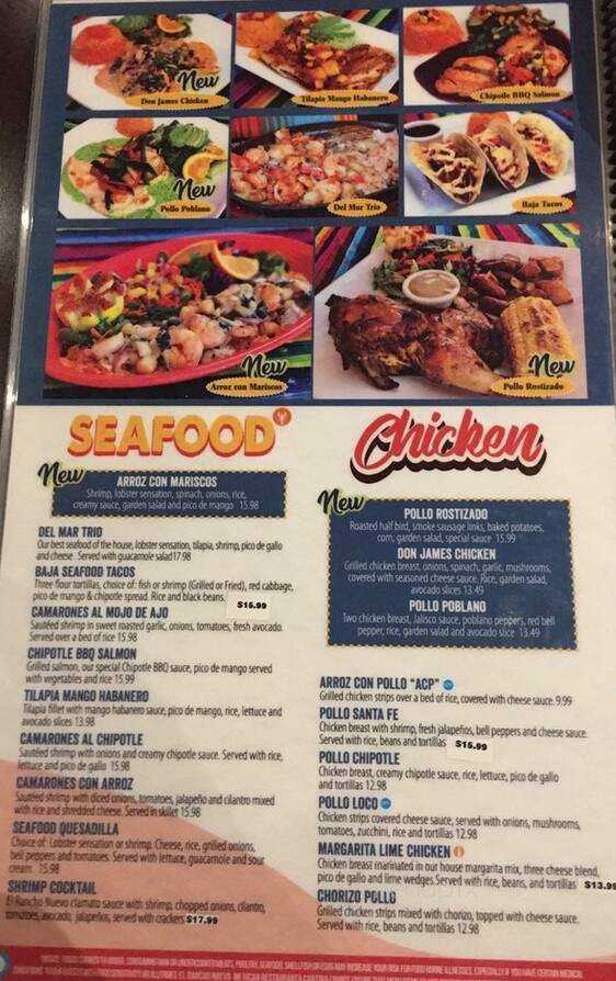 El Rancho Grande Mexican Restaurant - Mason, OH menu_pic