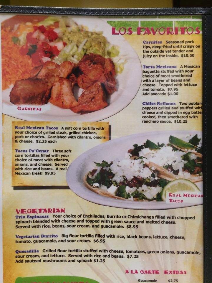 La Bamba II - Titusville, FL menu_pic