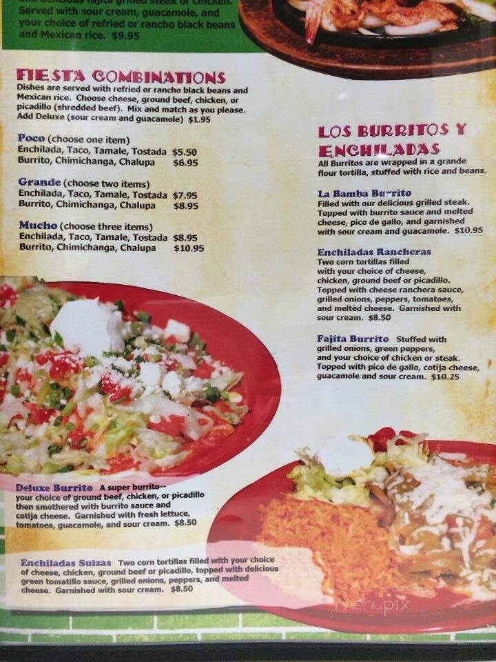 La Bamba II - Titusville, FL menu_pic