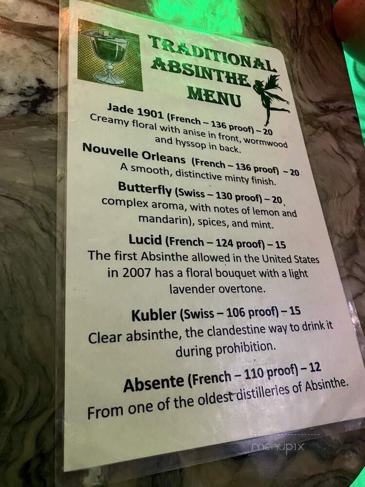Pirates Alley Cafe - New Orleans, LA menu_pic