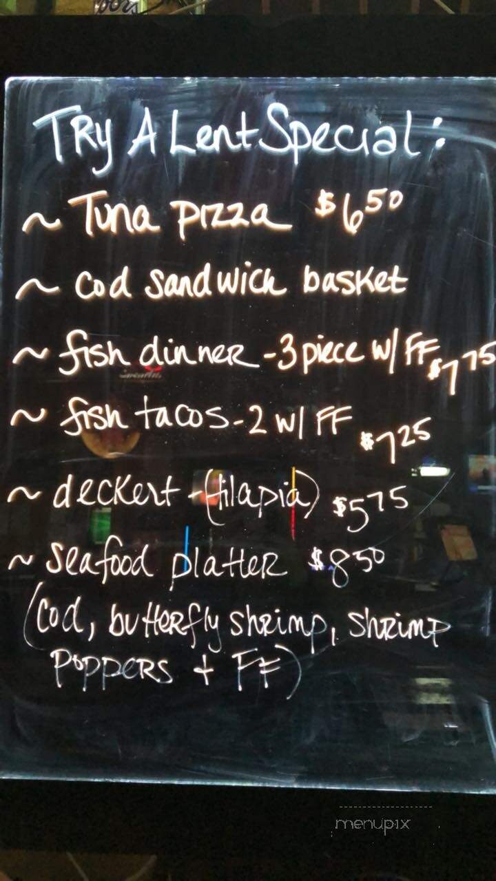Knicker's Saloon - Dubuque, IA menu_pic