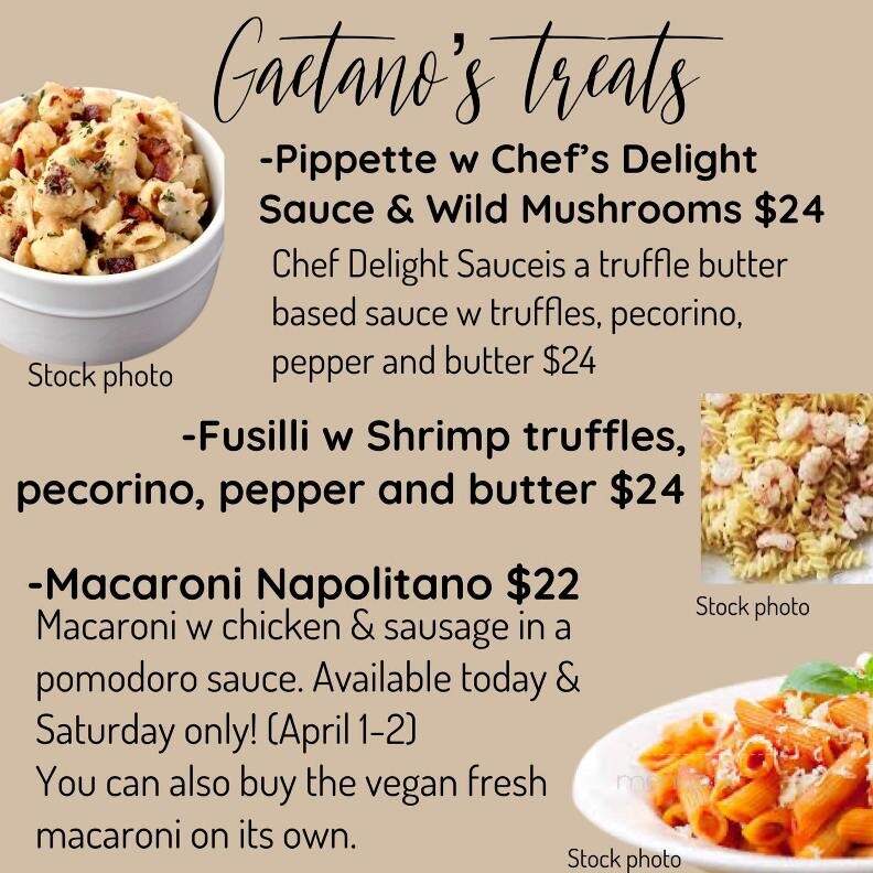 Gaetano's - Forest Park, IL menu_pic