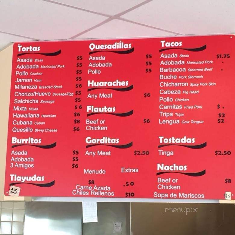 La Super Torta - Columbus, OH menu_pic