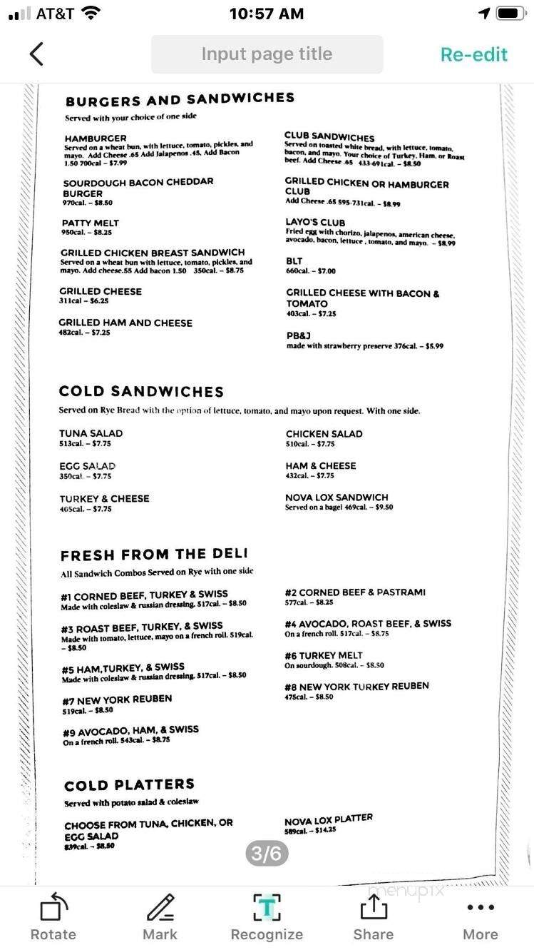 Angela's Cafe - Dallas, TX menu_pic