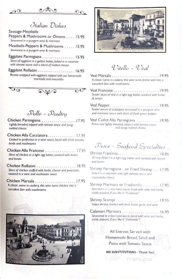 Giuseppe's Italian Restaurant and Pizzeria - Fellsmere, FL menu_pic