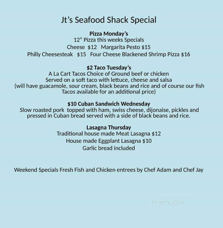 J T's Seafood Shack - Palm Coast, FL