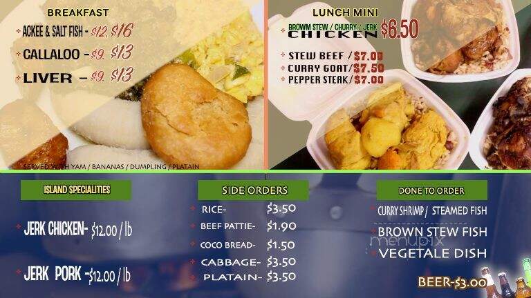Jerk City Jamaican Restaurant - Port St Lucie, FL menu_pic