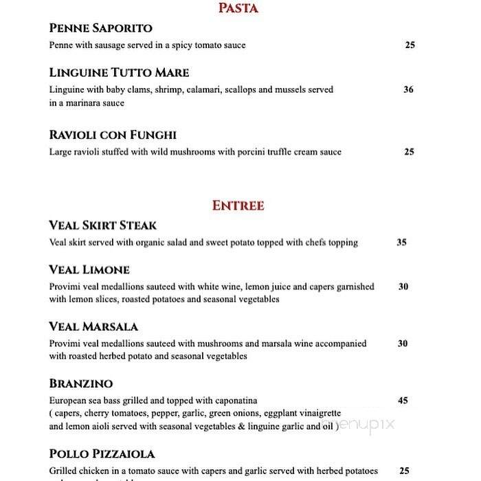 Brunello At 27 On Fourth - Collingwood, ON menu_pic