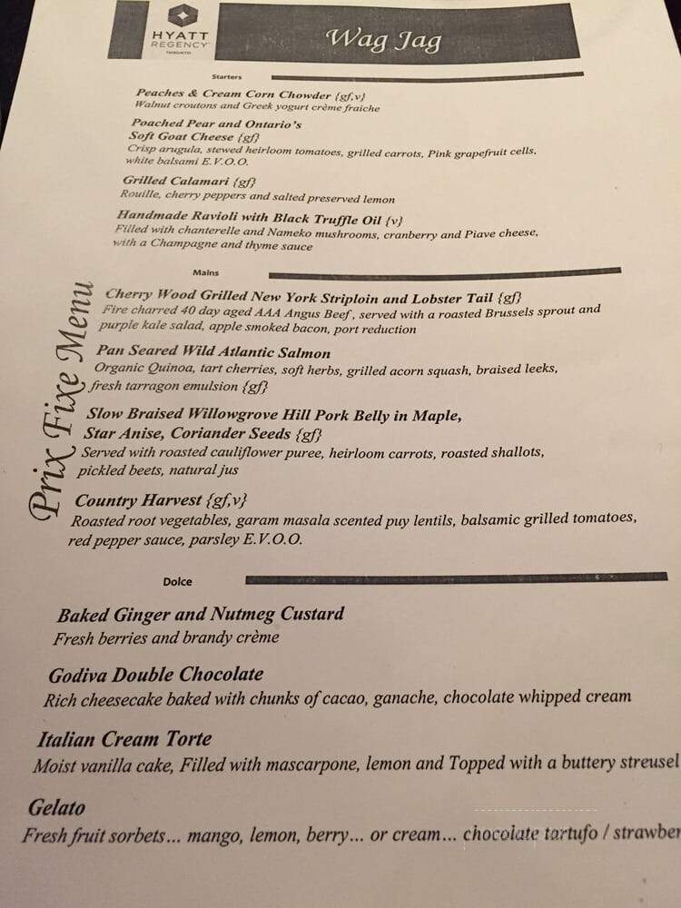 King Street Social Kitchen & Bar - Toronto, ON menu_pic