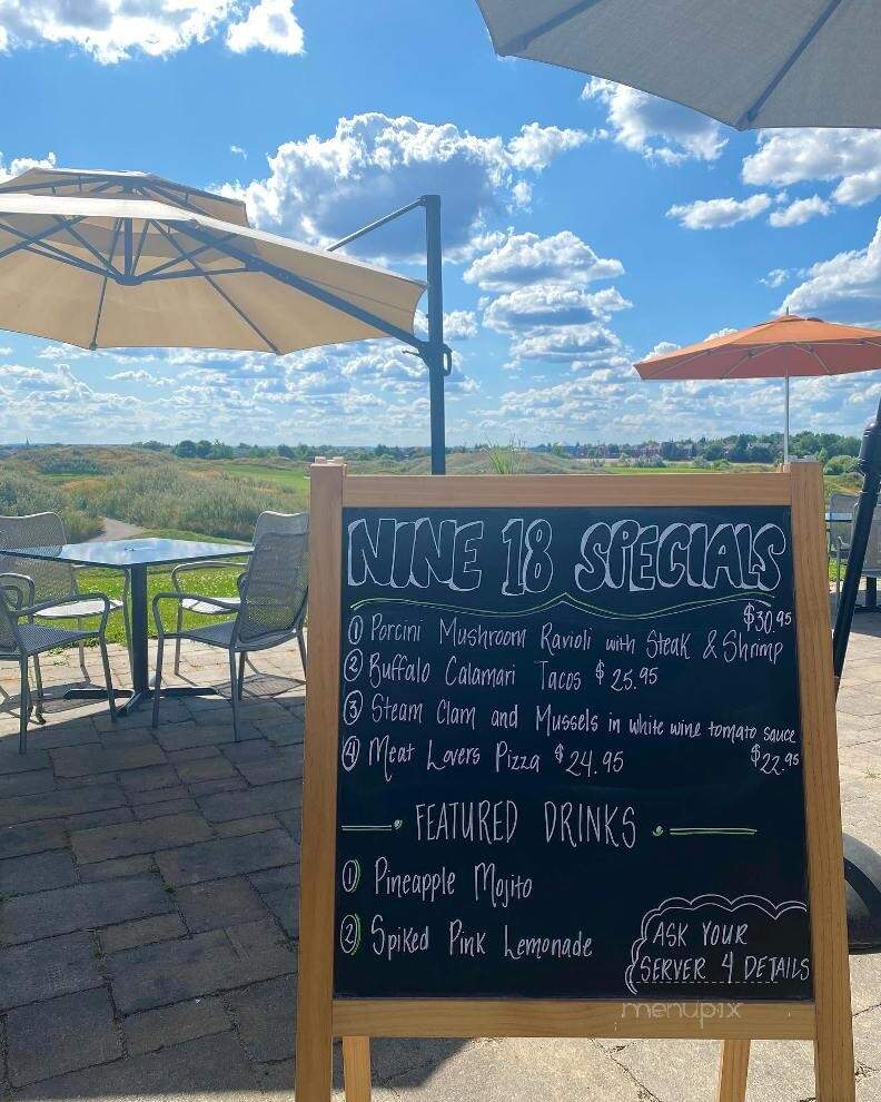 Nine18 - Turnberry Golf Club - Brampton, ON menu_pic