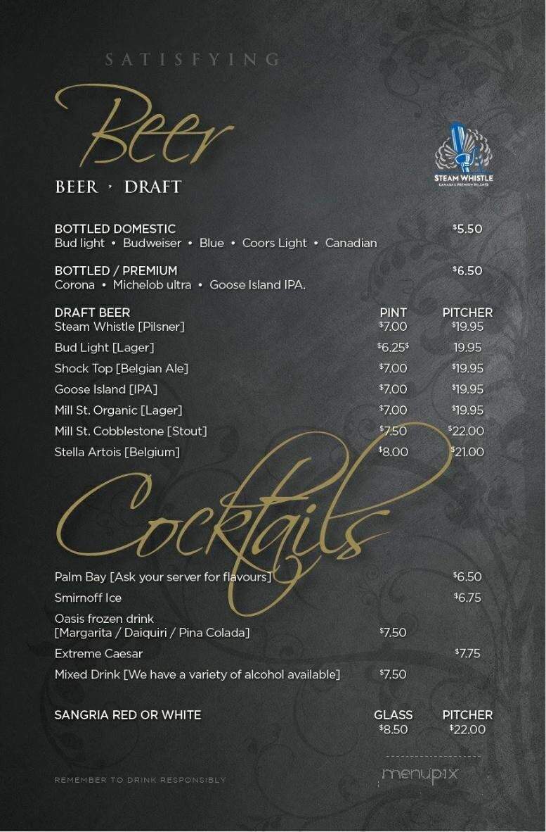 Au Vieux Duluth - Cornwall, ON menu_pic
