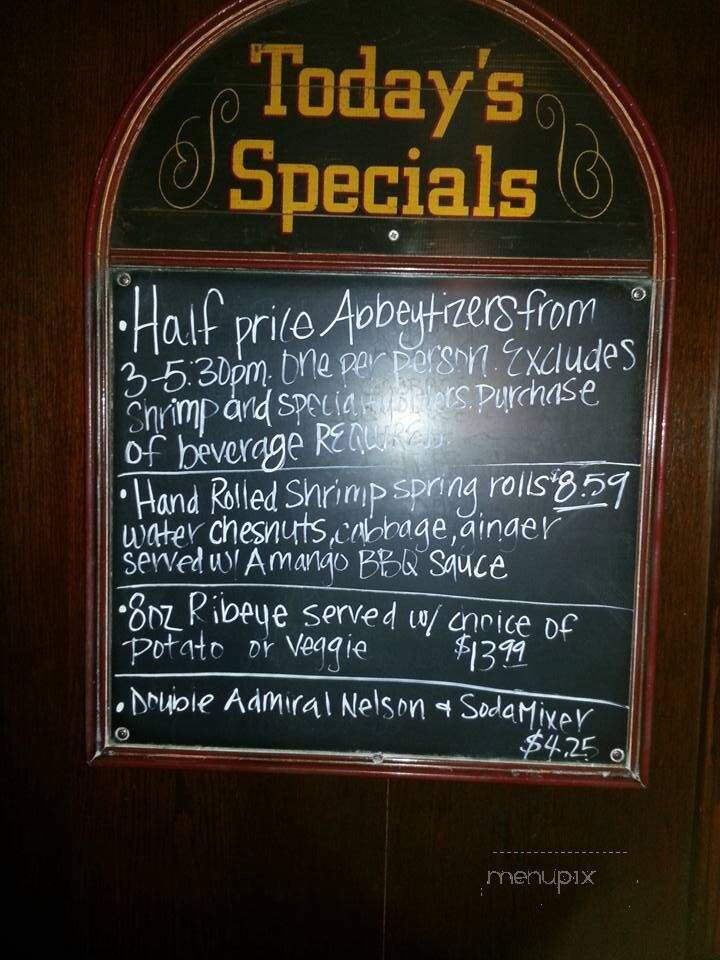 Abbey - Quincy, IL menu_pic