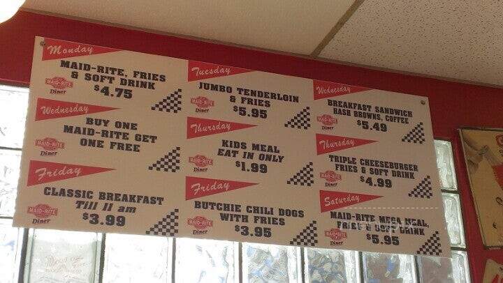 Maid-Rite - Moline, IL menu_pic