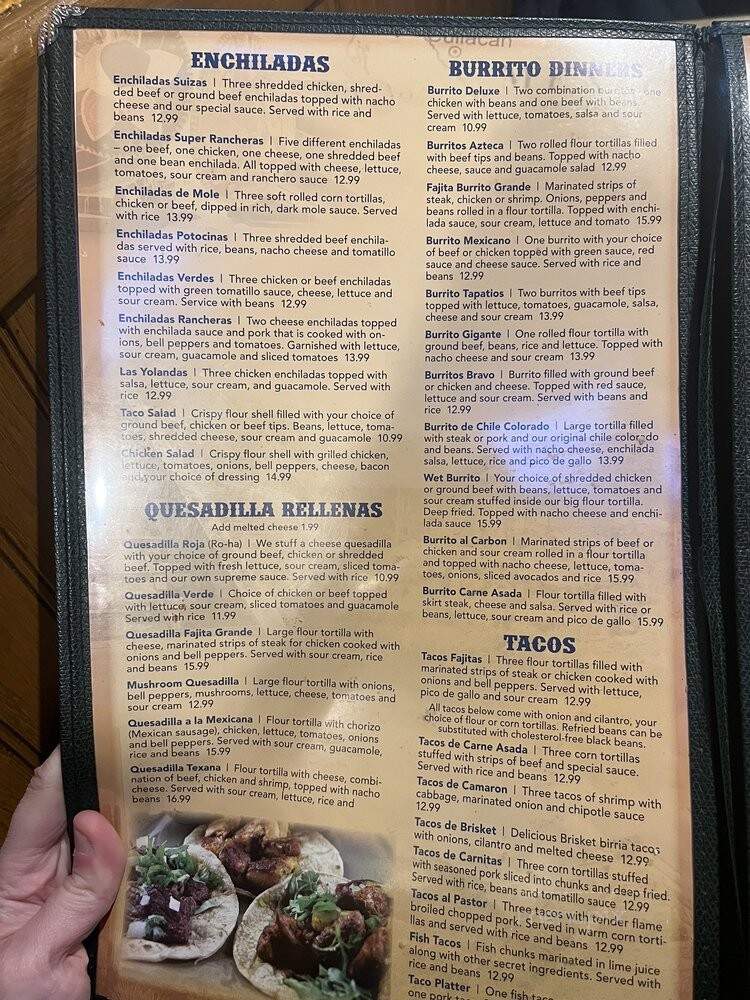 Los Aztecas - Dubuque, IA menu_pic