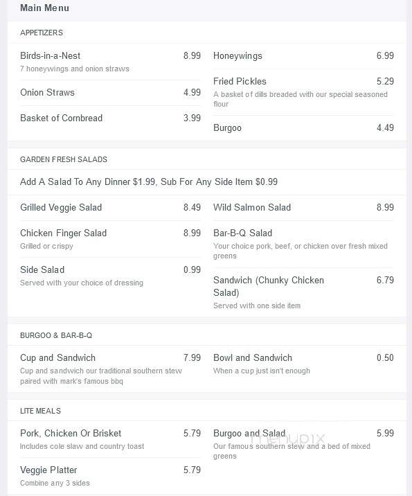 Mark's Feed Store - Valley Station, KY menu_pic