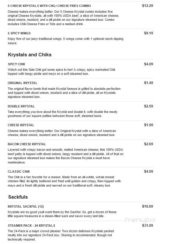 Krystal - Moultrie, GA menu_pic
