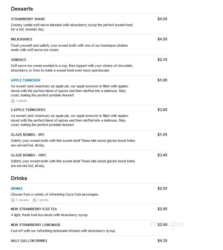 Krystal - Moultrie, GA menu_pic